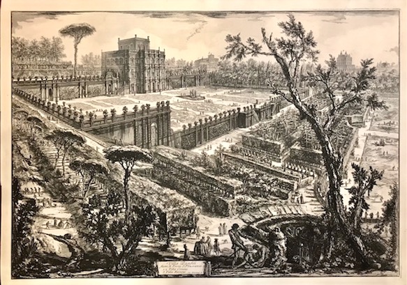 Piranesi Giovanni Battista (1720-1778) Villa Panfili fuori di Porta S. Pancrazio 1776 Roma